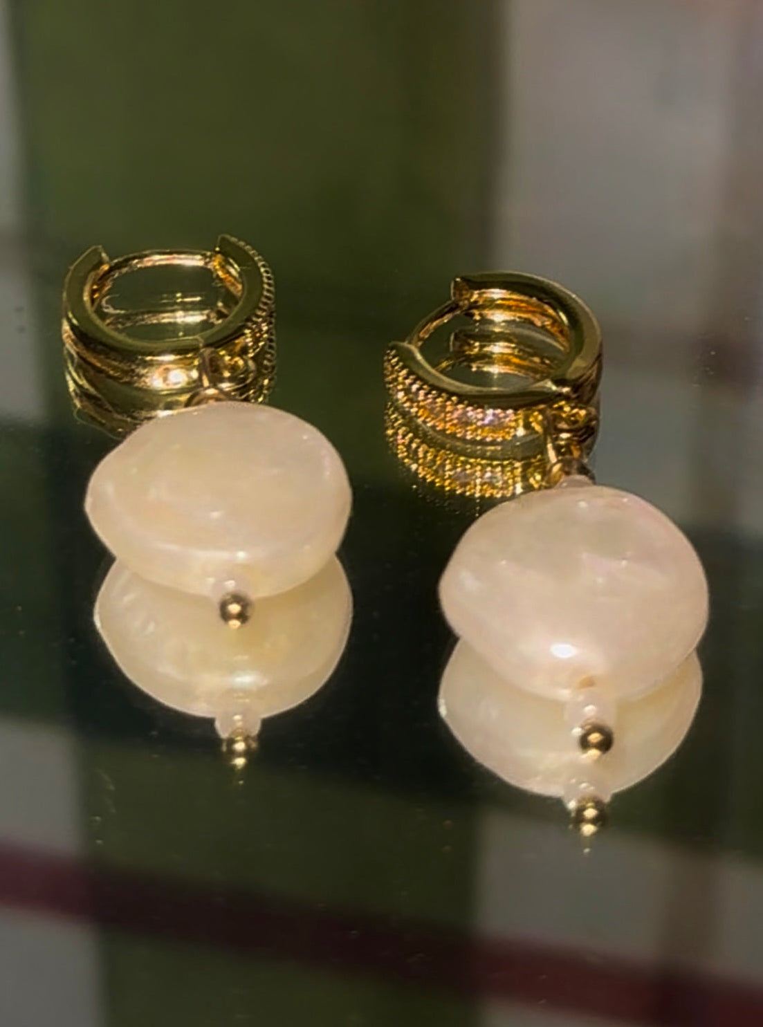 Opalite Pearl Earrings