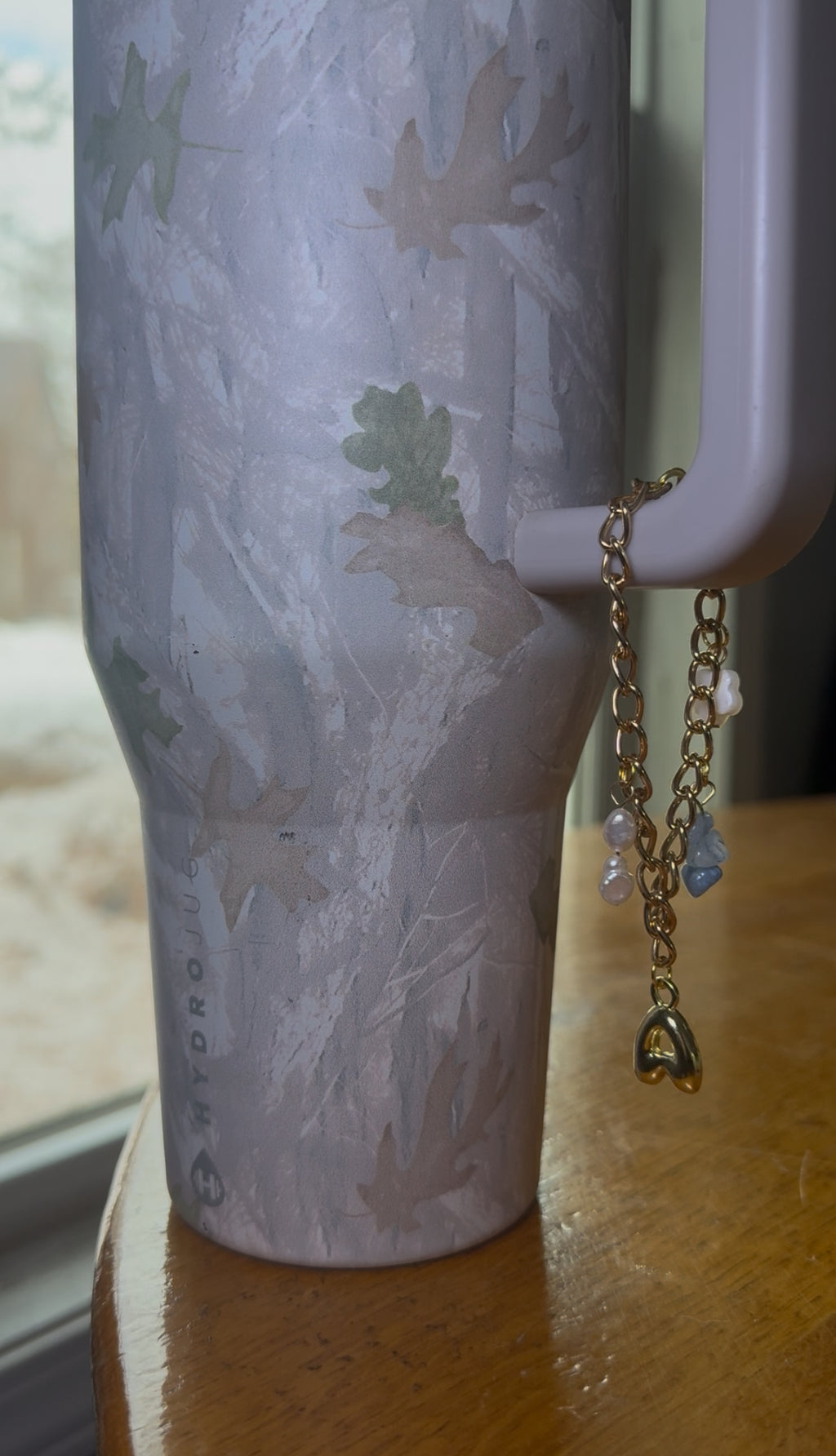 Personalized Initial Tumbler Charm