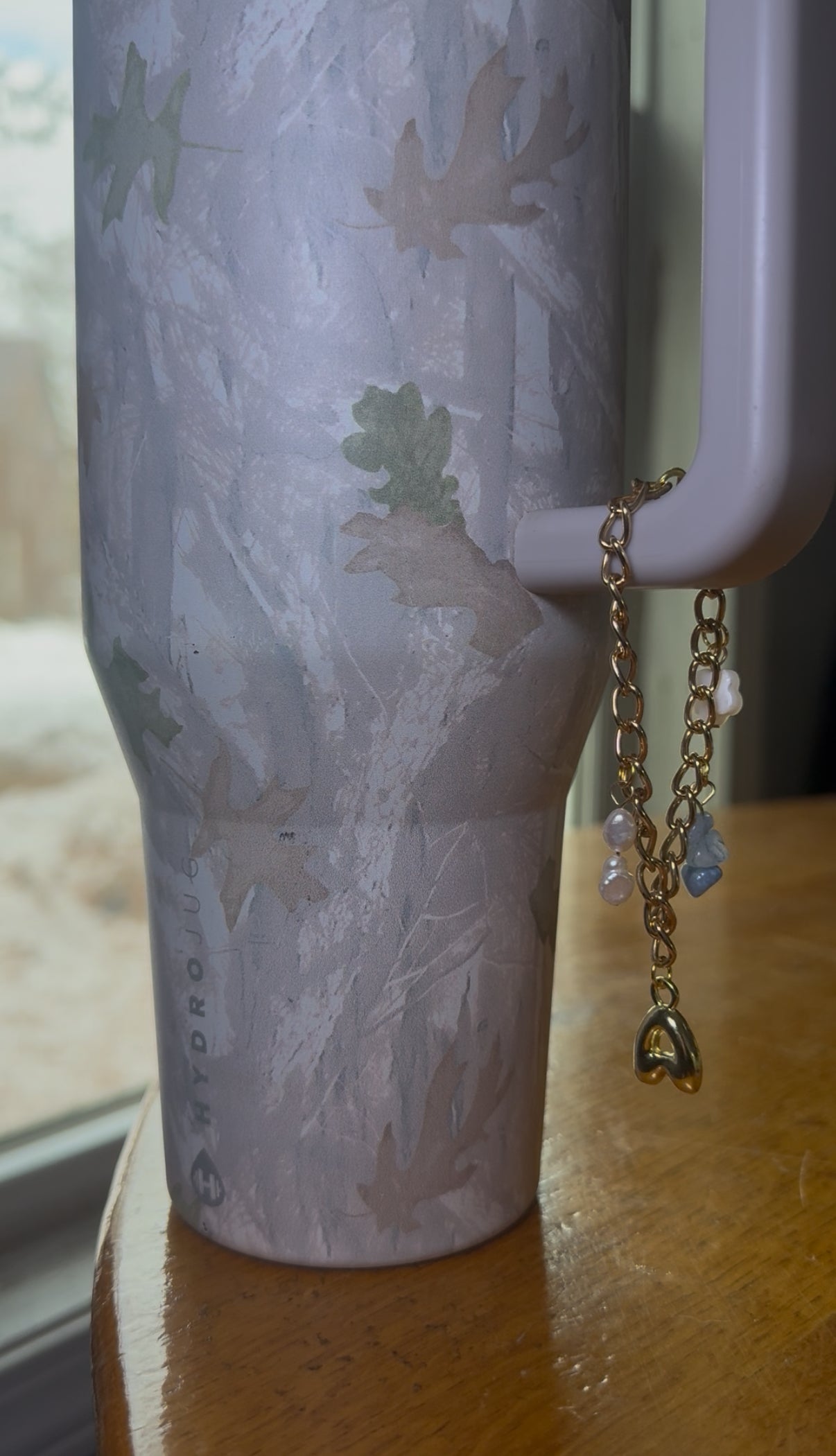 Personalized Initial Tumbler Charm