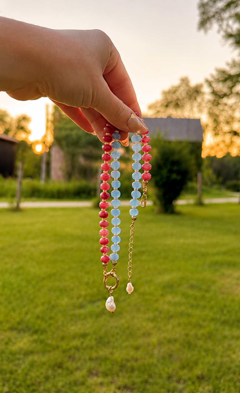 Americana Pearl Necklace