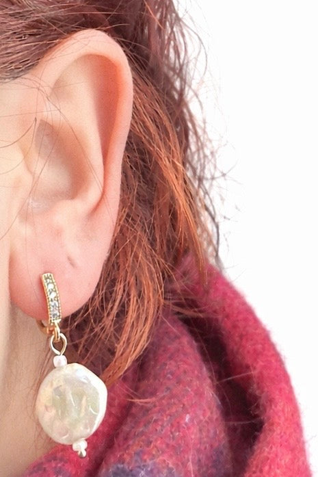 Opalite Pearl Earrings